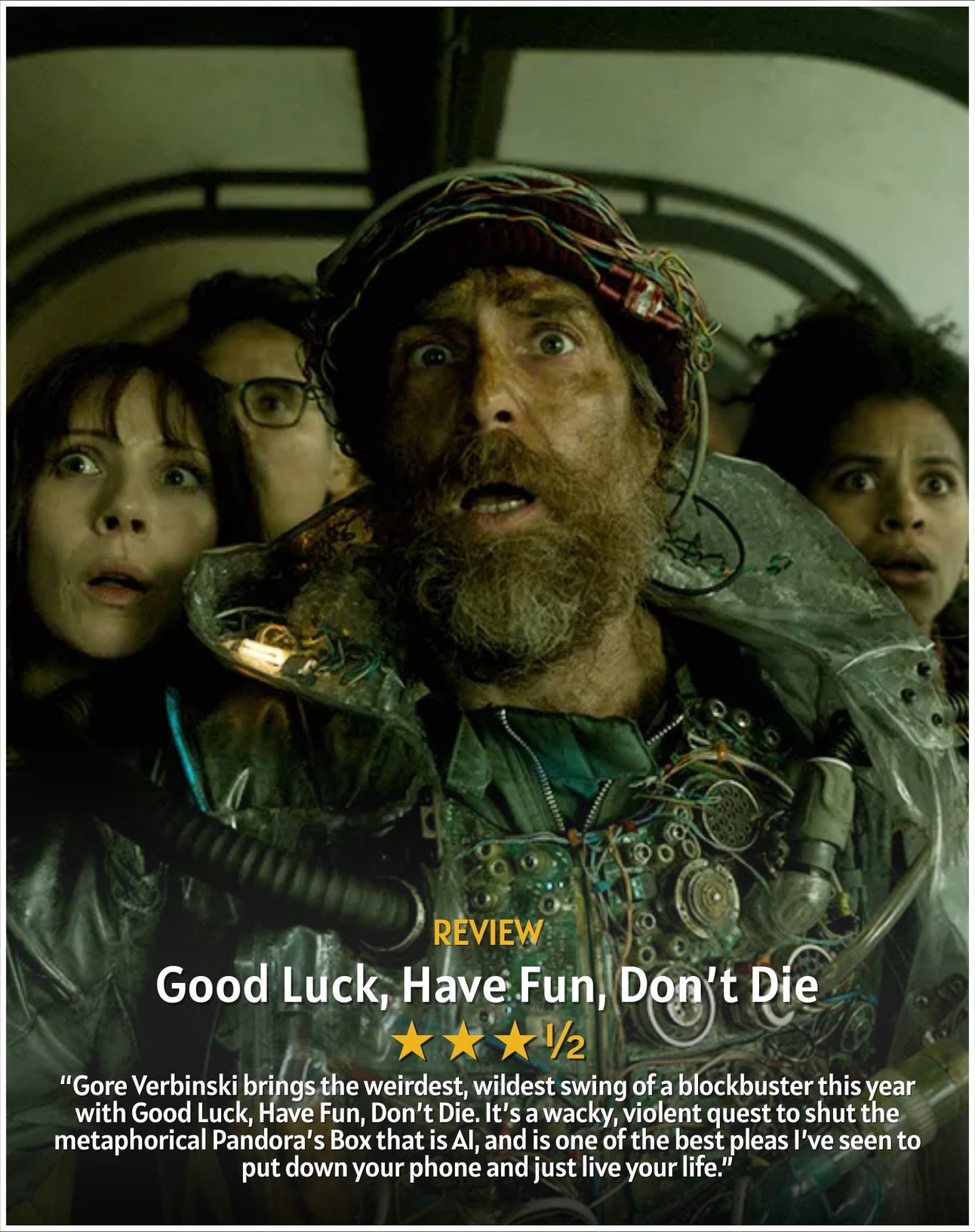 Poster de la película Buena suerte, pásalo bien, no mueras